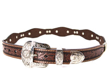 Load image into Gallery viewer, Concho Belt- #S608 Silver Western Concho Belt