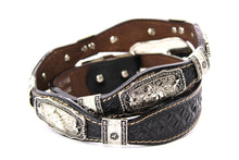 Load image into Gallery viewer, Concho Belt- #S608 Silver Western Concho Belt