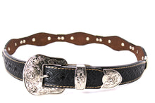 Load image into Gallery viewer, Concho Belt- #S608 Silver Western Concho Belt