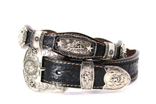 Load image into Gallery viewer, Concho Belt- #S608 Silver Western Concho Belt