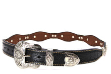 Load image into Gallery viewer, Concho Belt- #S608 Silver Western Concho Belt