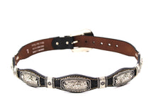 Load image into Gallery viewer, Concho Belt- #S608 Silver Western Concho Belt