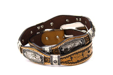 Load image into Gallery viewer, Concho Belt- #S608 Silver Western Concho Belt