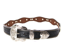 Load image into Gallery viewer, Concho Belt- #S608 Silver Western Concho Belt