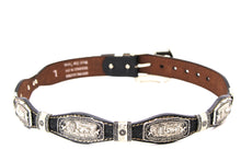 Load image into Gallery viewer, Concho Belt- #S608 Silver Western Concho Belt