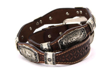 Load image into Gallery viewer, Concho Belt- #S608 Silver Western Concho Belt