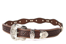 Load image into Gallery viewer, Concho Belt- #S608 Silver Western Concho Belt