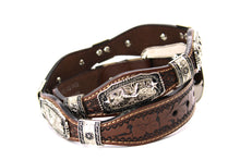 Load image into Gallery viewer, Concho Belt- #S608 Silver Western Concho Belt