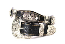 Load image into Gallery viewer, Concho Belt- #S608 Silver Western Concho Belt