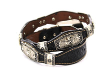 Load image into Gallery viewer, Concho Belt- #S608 Silver Western Concho Belt