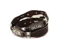 Load image into Gallery viewer, Concho Belt- #S608 Silver Western Concho Belt