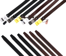 Cargar imagen en el visor de la galería, Plain Belt-  Genuine Cow Leather Belt Crocodile Pattern CG Cougar Alligator H Line Z #2