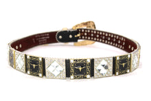 Load image into Gallery viewer, Rhinestone Belt - #5011 Longhorn Buckle w Rhombic Diamond Stone
