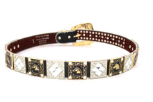 Load image into Gallery viewer, Rhinestone Belt - #5011 Longhorn Buckle w Rhombic Diamond Stone
