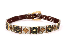 Load image into Gallery viewer, Rhinestone Belt - #5011 Longhorn Buckle w Rhombic Diamond Stone
