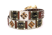 Load image into Gallery viewer, Rhinestone Belt - #5011 Longhorn Buckle w Rhombic Diamond Stone
