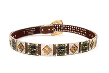 Load image into Gallery viewer, Rhinestone Belt - #5011 Longhorn Buckle w Rhombic Diamond Stone
