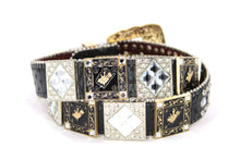 Load image into Gallery viewer, Rhinestone Belt - #5011 Longhorn Buckle w Rhombic Diamond Stone
