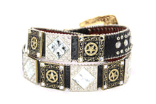 Load image into Gallery viewer, Rhinestone Belt - #5011 Longhorn Buckle w Rhombic Diamond Stone
