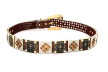 Load image into Gallery viewer, Rhinestone Belt - #5011 Longhorn Buckle w Rhombic Diamond Stone
