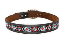 Cargar imagen en el visor de la galería, Embroidery Belt- 8006 2&#39;&#39; Width Aztec Fabric Print
