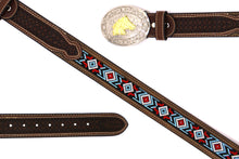 Cargar imagen en el visor de la galería, Embroidery Belt- 8006 2&#39;&#39; Width Aztec Fabric Print
