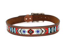 Cargar imagen en el visor de la galería, Embroidery Belt- 8006 2&#39;&#39; Width Aztec Fabric Print
