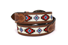 Cargar imagen en el visor de la galería, Embroidery Belt- 8006 2&#39;&#39; Width Aztec Fabric Print
