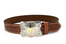 Cargar imagen en el visor de la galería, Embroidery Belt- 8006 2&#39;&#39; Width Aztec Fabric Print
