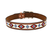 Cargar imagen en el visor de la galería, Embroidery Belt- 8006 2&#39;&#39; Width Aztec Fabric Print
