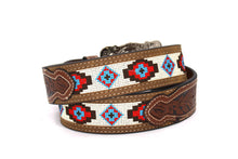 Cargar imagen en el visor de la galería, Embroidery Belt- 8006 2&#39;&#39; Width Aztec Fabric Print
