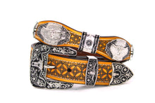 Cargar imagen en el visor de la galería, Concho Belt- #8030-8035 Silver Western Concho Belt
