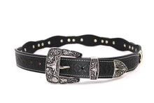 Cargar imagen en el visor de la galería, Concho Belt- #8030-8035 Silver Western Concho Belt
