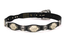 Cargar imagen en el visor de la galería, Concho Belt- #8030-8035 Silver Western Concho Belt
