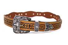 Cargar imagen en el visor de la galería, Concho Belt- #8030-8035 Silver Western Concho Belt
