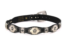 Cargar imagen en el visor de la galería, Concho Belt- #8030-8035 Silver Western Concho Belt
