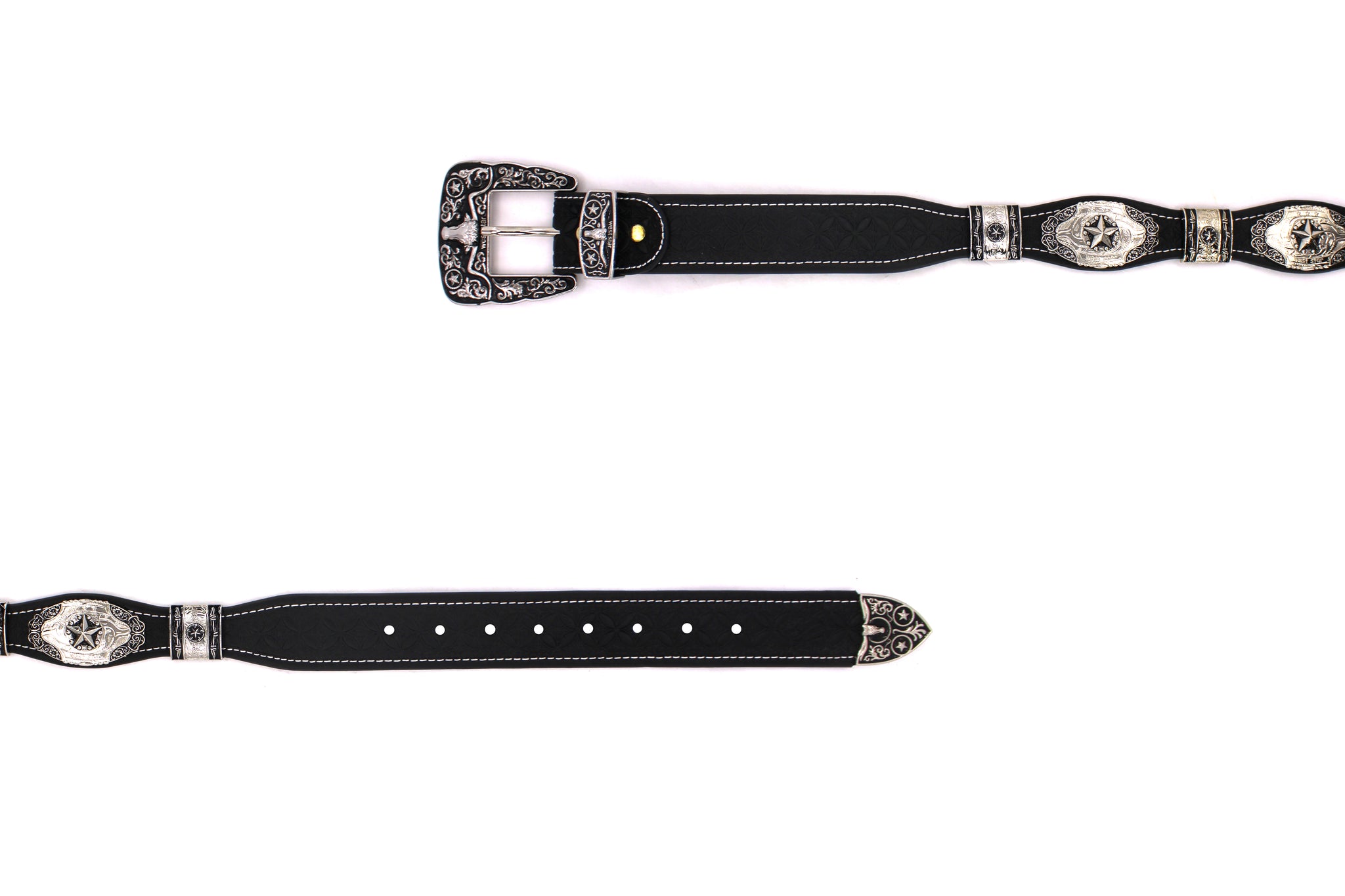 Concho Belt- #8030-8035 Silver Western Concho Belt