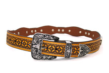 Cargar imagen en el visor de la galería, Concho Belt- #8030-8035 Silver Western Concho Belt
