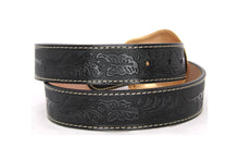 Cargar imagen en el visor de la galería, Plain Belt- #8051-8057 Longhorn Horse Crocodile Prayer Floral
