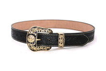 Cargar imagen en el visor de la galería, Plain Belt- #8051-8057 Longhorn Horse Crocodile Prayer Floral

