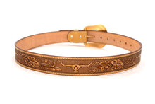 Cargar imagen en el visor de la galería, Plain Belt- #8051-8057 Longhorn Horse Crocodile Prayer Floral
