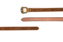 Cargar imagen en el visor de la galería, Plain Belt- #8051-8057 Longhorn Horse Crocodile Prayer Floral
