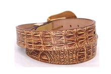 Cargar imagen en el visor de la galería, Plain Belt- #8051-8057 Longhorn Horse Crocodile Prayer Floral
