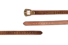 Cargar imagen en el visor de la galería, Plain Belt- #8051-8057 Longhorn Horse Crocodile Prayer Floral
