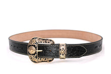 Cargar imagen en el visor de la galería, Plain Belt- #8051-8057 Longhorn Horse Crocodile Prayer Floral
