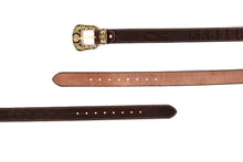 Cargar imagen en el visor de la galería, Plain Belt- #8051-8057 Longhorn Horse Crocodile Prayer Floral

