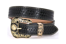 Cargar imagen en el visor de la galería, Plain Belt- #8051-8057 Longhorn Horse Crocodile Prayer Floral
