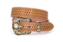 Cargar imagen en el visor de la galería, Plain Belt- #8051-8057 Longhorn Horse Crocodile Prayer Floral
