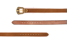 Cargar imagen en el visor de la galería, Plain Belt- #8051-8057 Longhorn Horse Crocodile Prayer Floral
