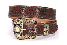 Cargar imagen en el visor de la galería, Plain Belt- #8051-8057 Longhorn Horse Crocodile Prayer Floral
